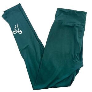LuLaRoe Womens Leggings Size TC Solid Emerald Green Bows Bow Tall‎ And Curvy NWT